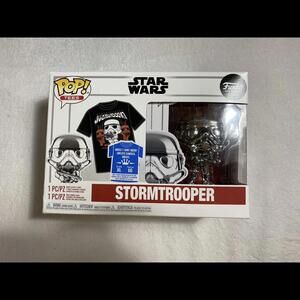 Funko POP! & Tee: Star Wars - Stormtrooper #296 Size Large
